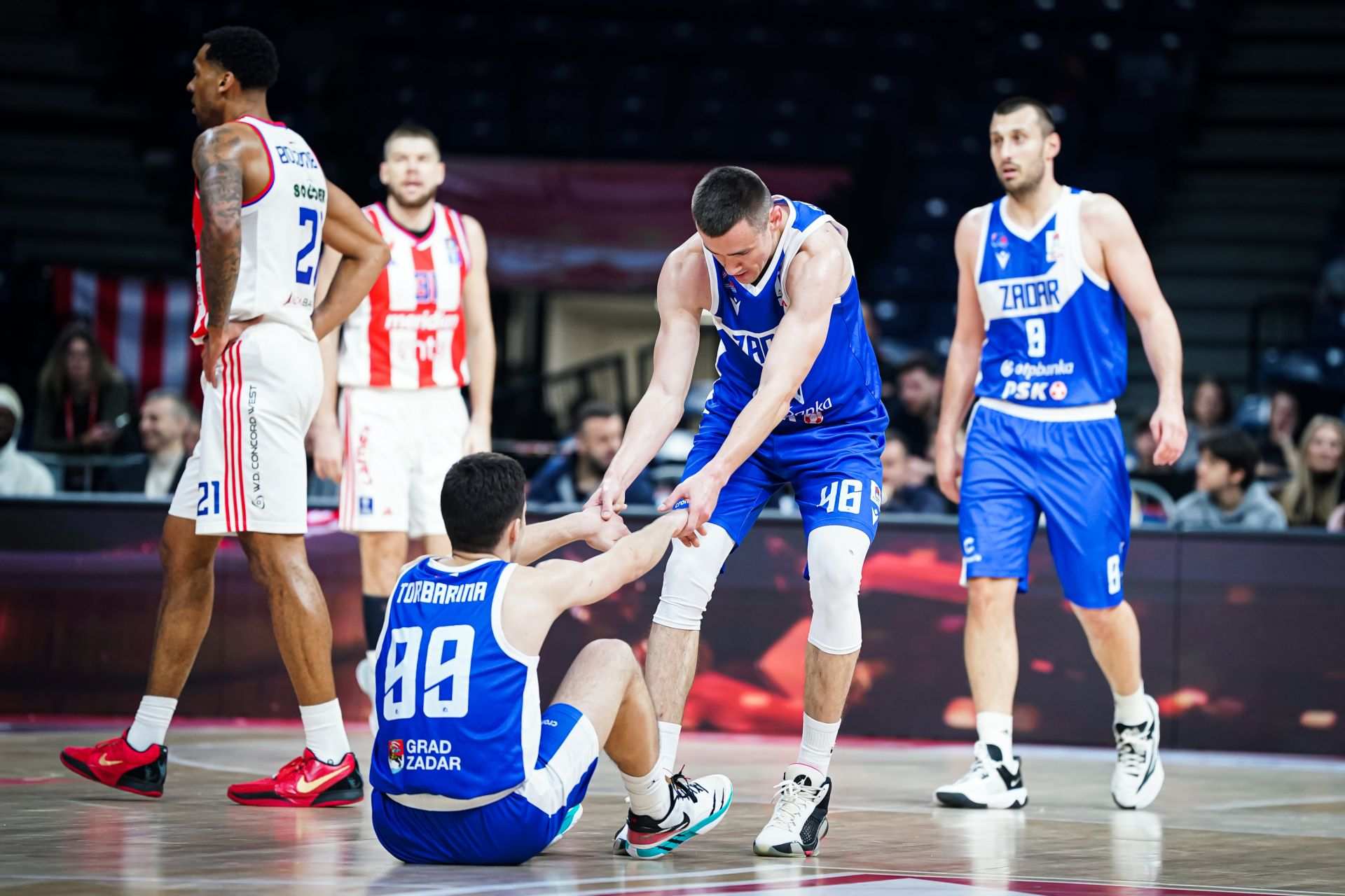 KK Zadar izgubio na gostovanju kod Crvene zvezde u 21. kolu ABA lige
