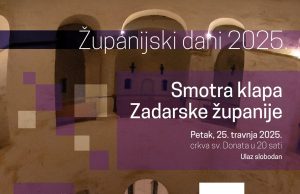 ŽUPANIJSKI OBJEKTIV Večer klapske pjesme u crkvi sv. Donata povodom Županijskih dana