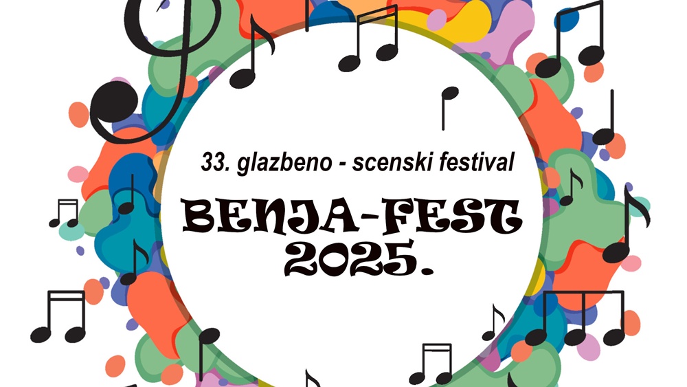 BENJA -FEST 33. glazbeno-scenski festival Benja-fest ove srijede od 19:00 sati