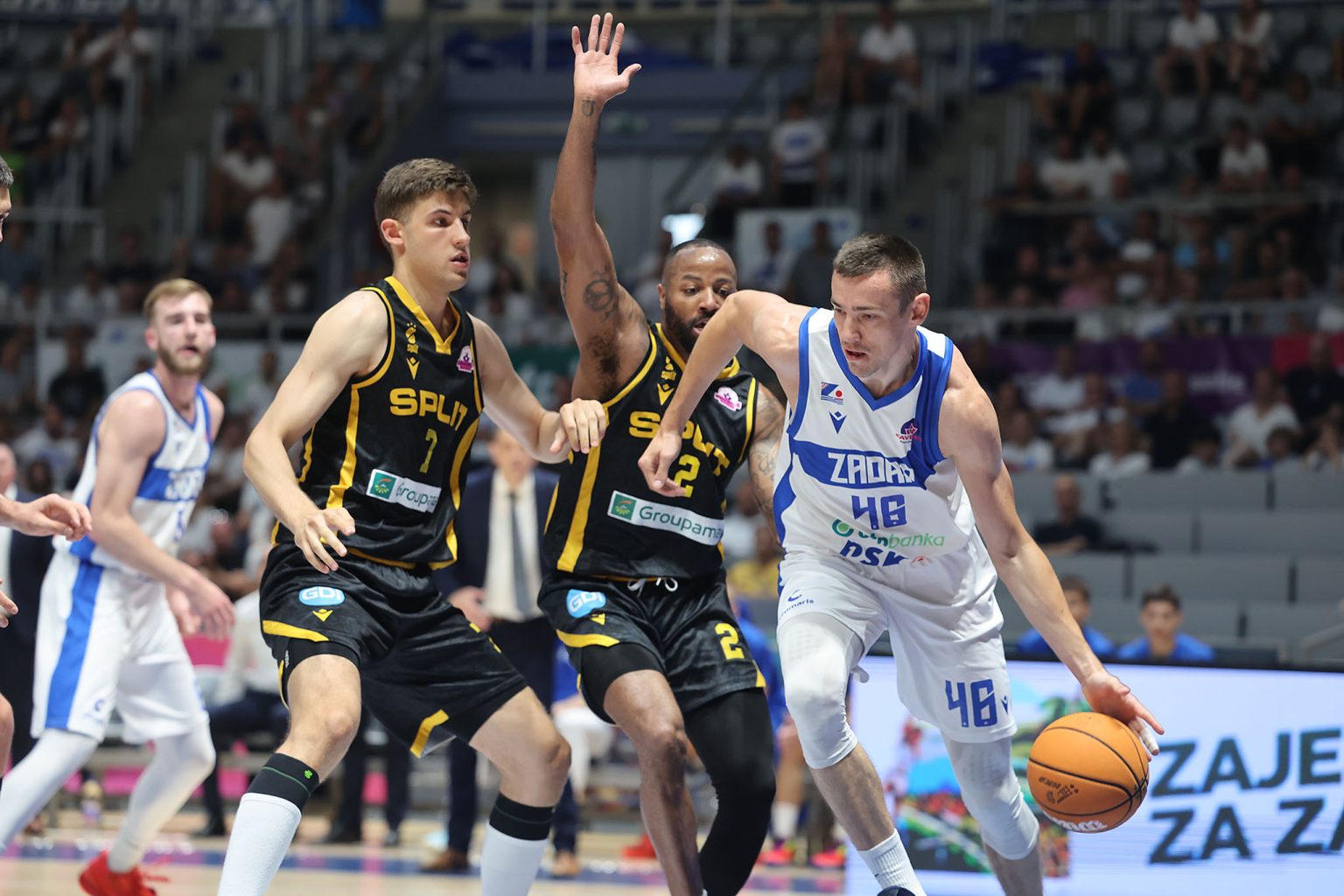 Zadar poveo 2:0 u finalu protiv Splita, u srijedu pobjedom može osvojiti naslov prvaka