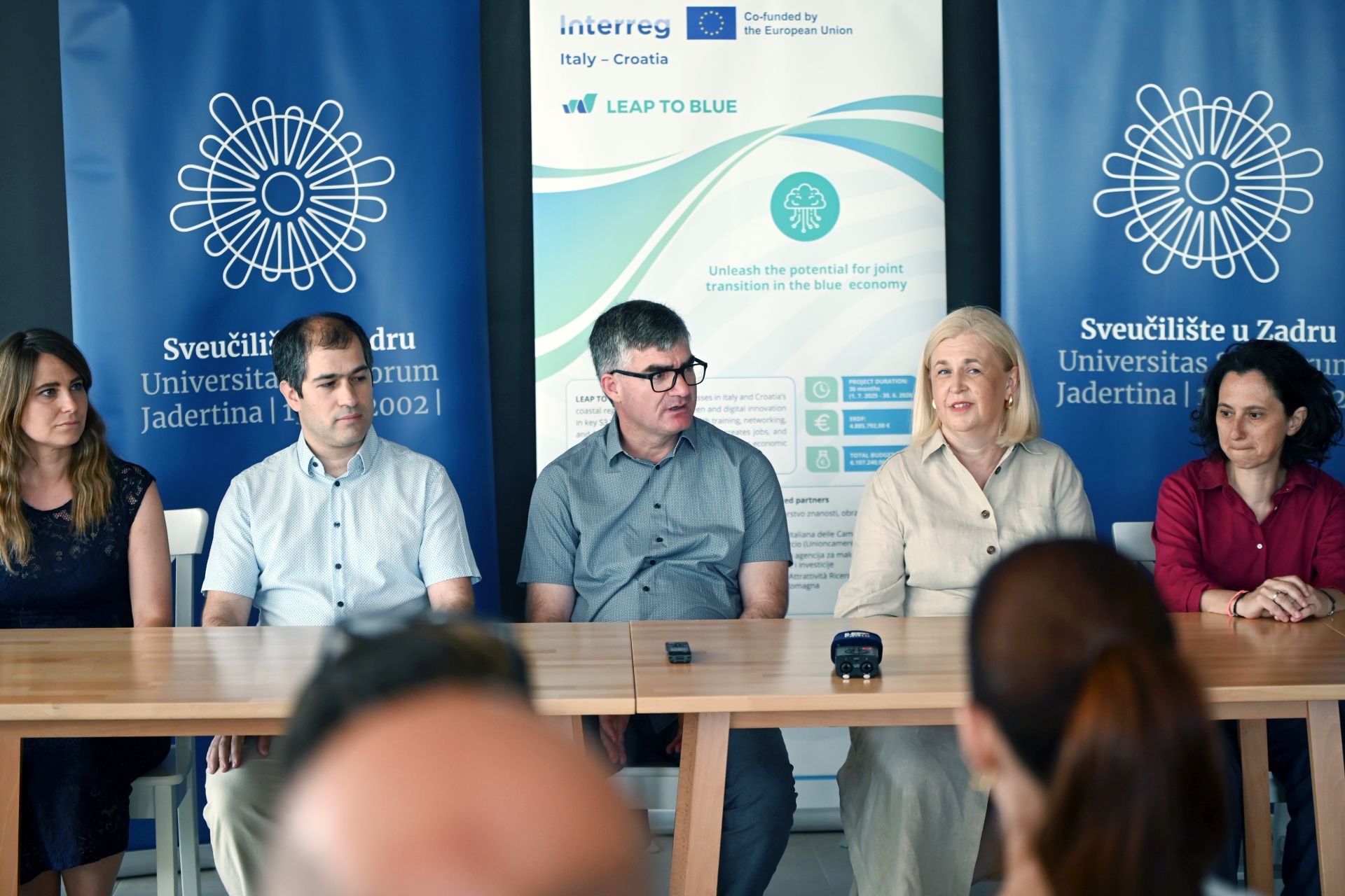 SVEUČILIŠTE U ZADRU predstavljen projekt "LEAP TO BLUE" vrijedan više od 6 milijuna eura