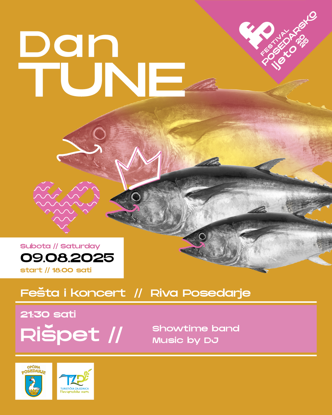Dan TUNE stiže u Posedarje! - fešta od mora, glazbe i dobre spize