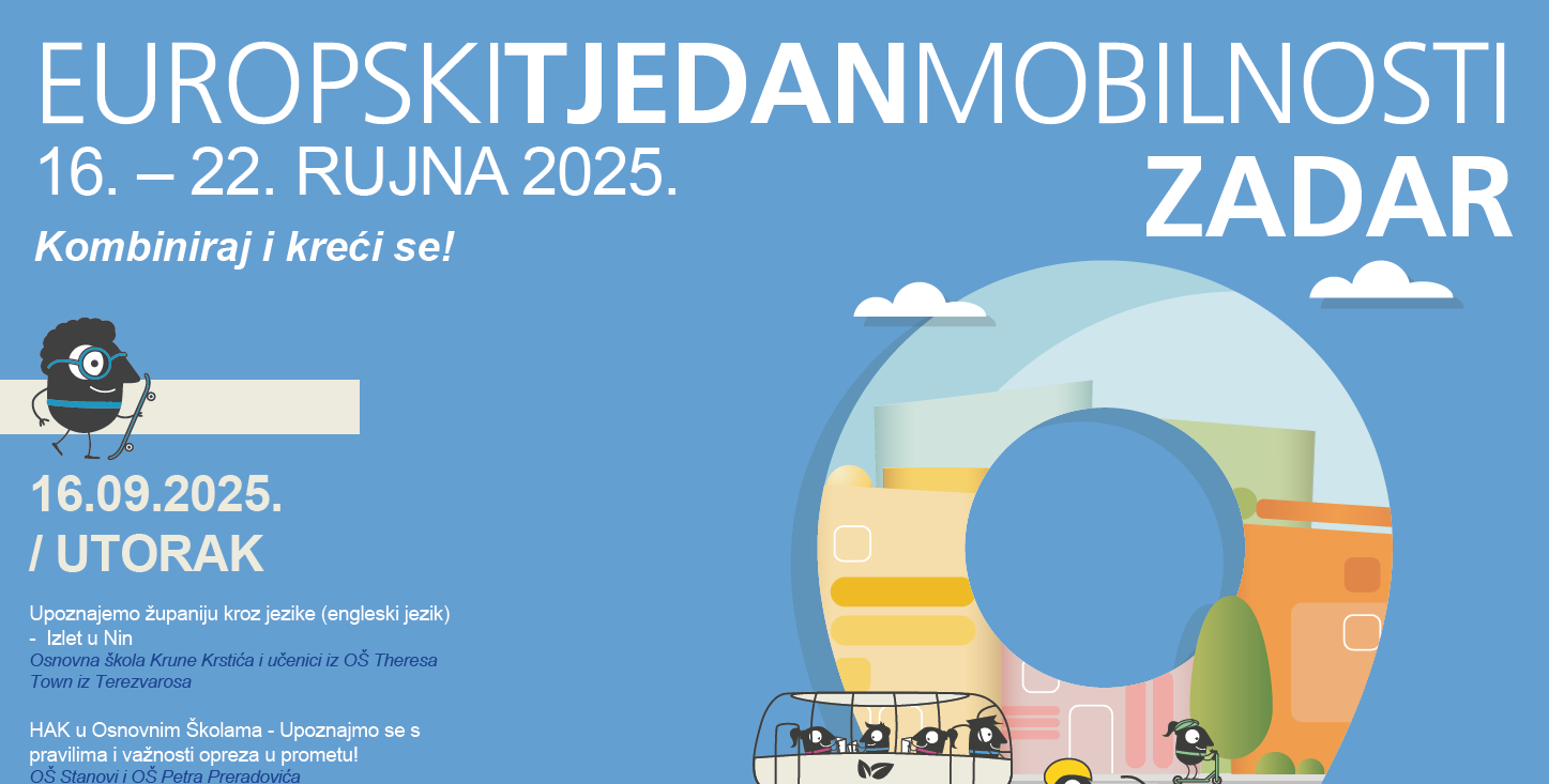 Obilježavanje Europskog tjedna mobilnosti 2025. u Zadru