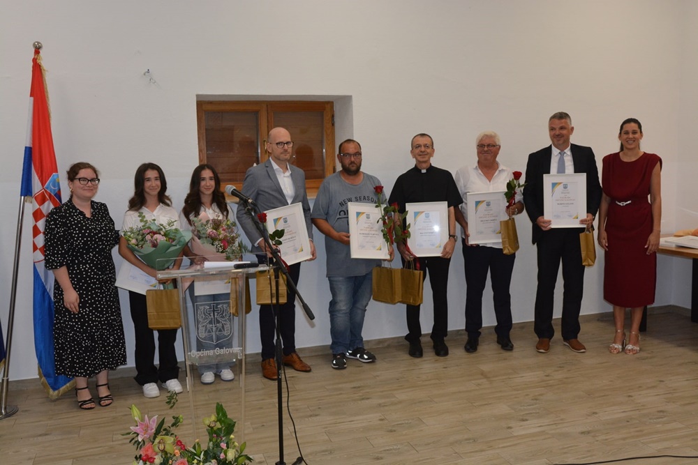 OBILJEŽAN DAN OPĆINE GALOVAC Uskoro početak gradnje školske sportske dvorane, Marinu Gulanu nagrada za životno djelo