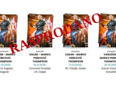 NOVI REKORD – THOMPSON RASPRODAO  KONCERTE U 4 GRADA! Zadrani čekaju novi datum!