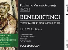 Izložba „Benediktinci i stvaranje europske kulture“ u Škabrnji u povodu 1100. obljetnice Hrvatskoga Kraljevstva i uoči Dana sjećanja