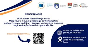 ZADRA NOVA Zadar domaćin konferencije o budućnosti financiranja Europske unije