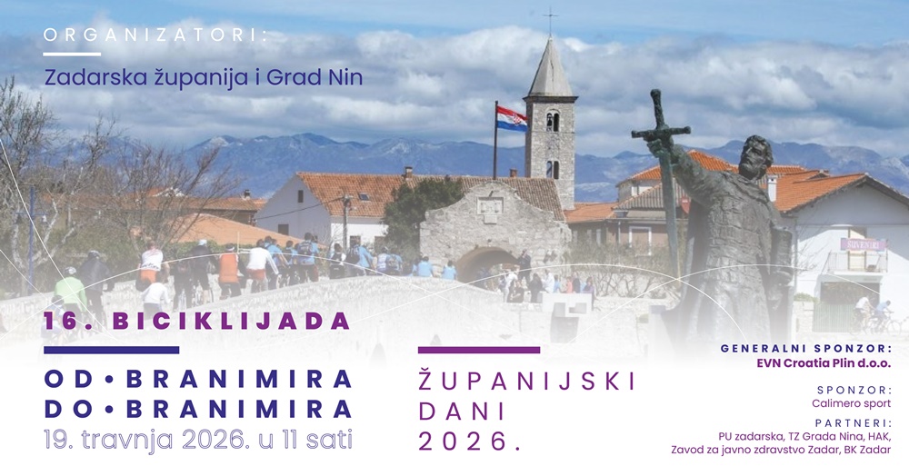 PRIJAVE DO PETKA Biciklijada "Od Branimira do Branimira u nedjelju 19. travnja